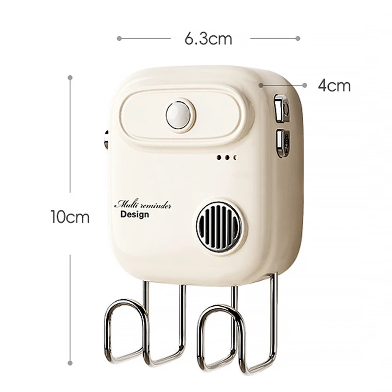 New Creative Multi-Function Reminder Voice-Recording White/Green Smart Voice Home Reminder For Seniors To Prevent Forgetting Key