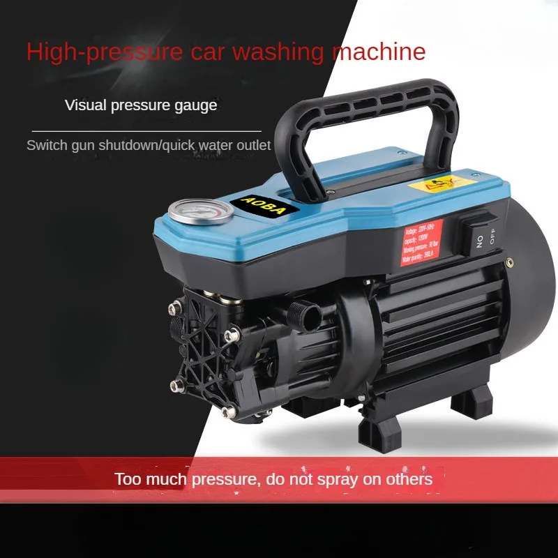 Durable High Pressure Household Car Wash Machine 220V Car Wash Water Pump Fully Automatic Cleaning Machine Small And Portable
