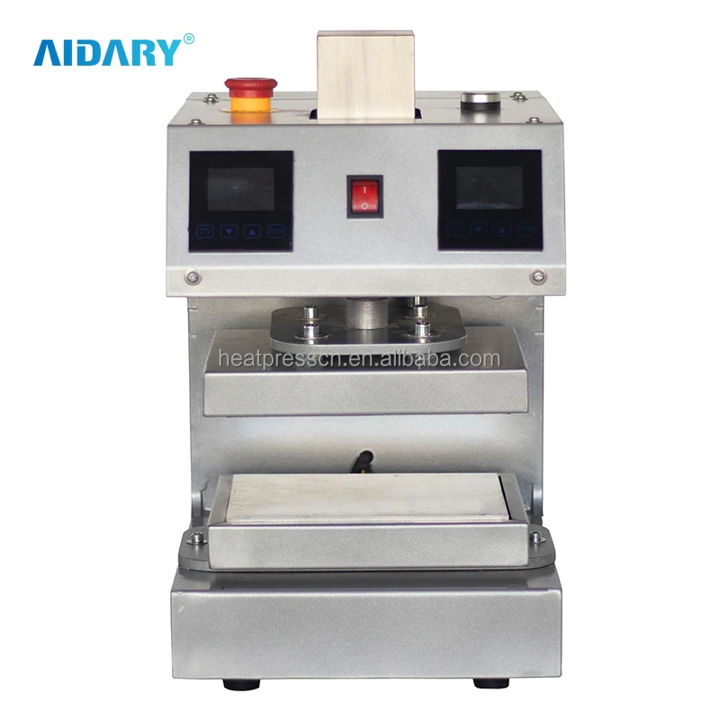 

Aidary Fully automatic No need air compressor Dual heated one display one heat platen oil press machine