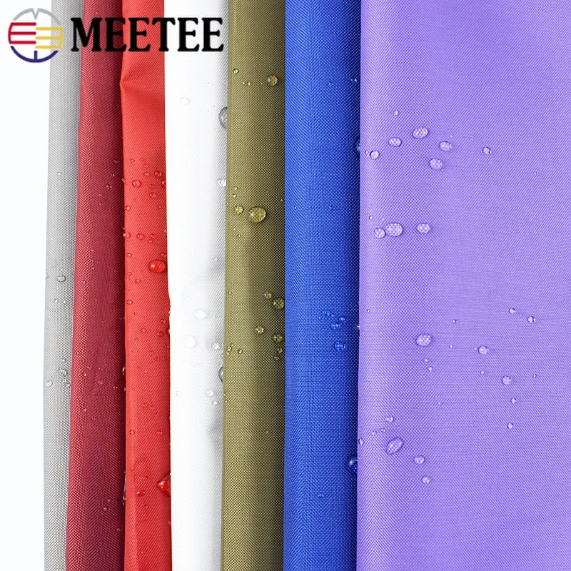 Meetee 50/100x150cm 0.16mm Thick 300D Oxford Cloth PU Coating Waterproof Tent Fabric Bag Backpack Fabrics Sun Shade Clothes