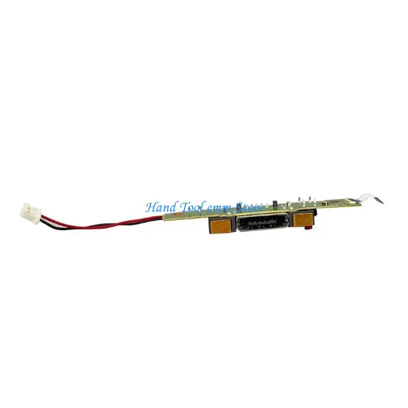 

H37F Professional Blue tooth Button PCB Power Socket Charging Port Gaming Repair Parts- Compatible for Wiiu PAD Durable