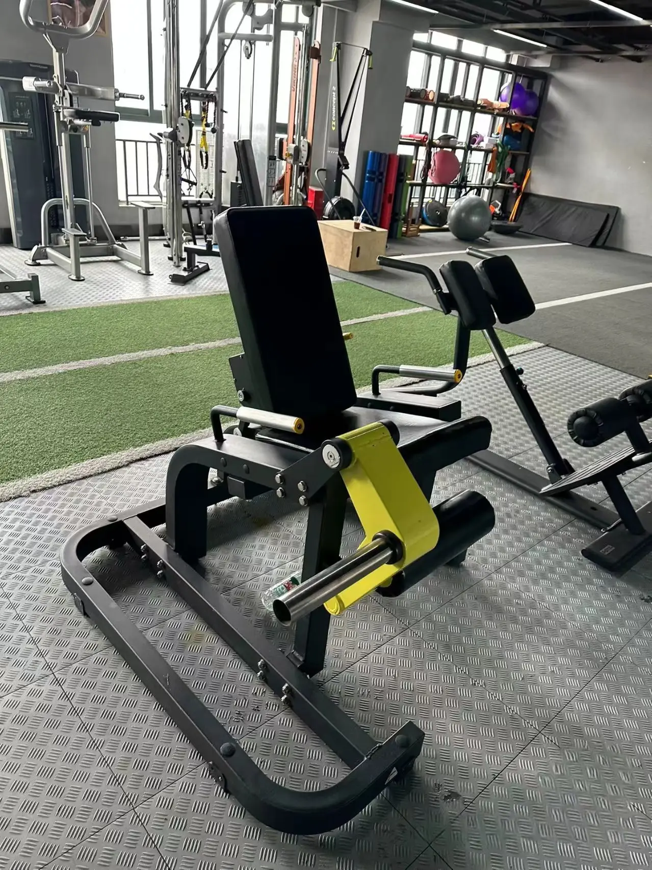 Steel Seated Leg Extension Flexion Trainer Plate Loaded Adjustable Height Quadriceps Exercise Machine Thigh Muscle Lower Limbpro