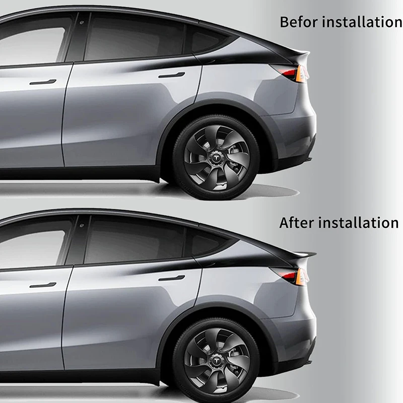 Spoiler für tesla modell y 2017 zubehör abs materialien spoiler & flügel fit tesla modell y 2007-2015 heck kofferraum lippen spoiler