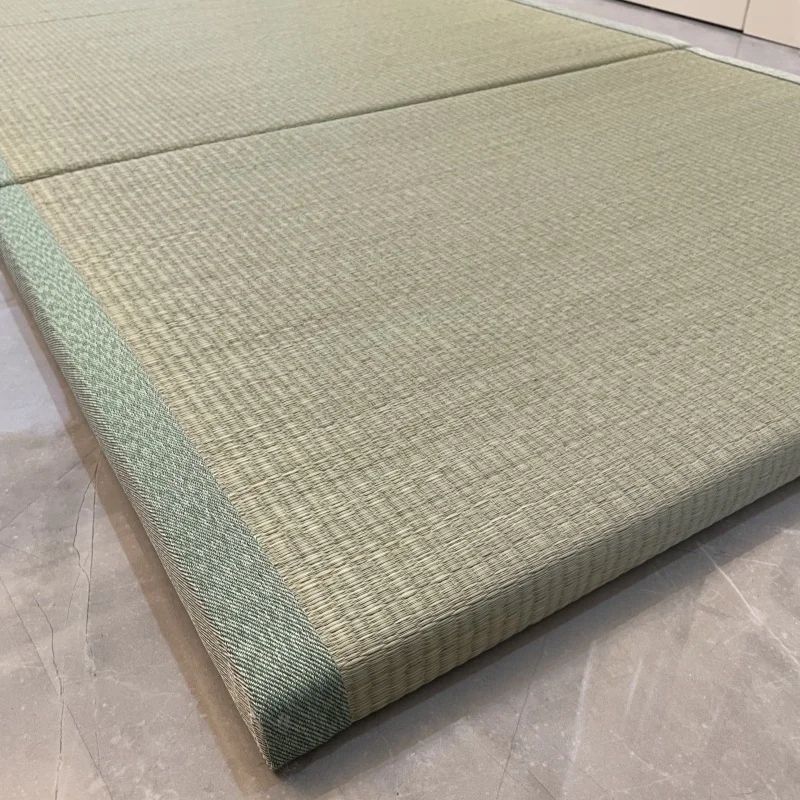 Japanese Traditional Tatami Mat Futon Mattress Firm and Comfortable Natural Rush Grass For Meditation Space Yoga Zen Room