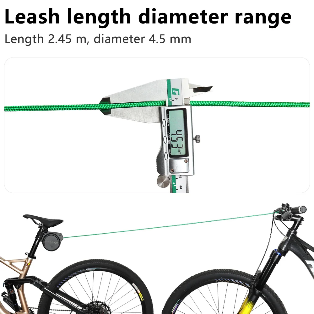 Модернизированный велосипедный буксирный трос TTPRO, нейлоновый композитный материал, компактная автоматическая усадка для буксировки и буксировки, простая установка