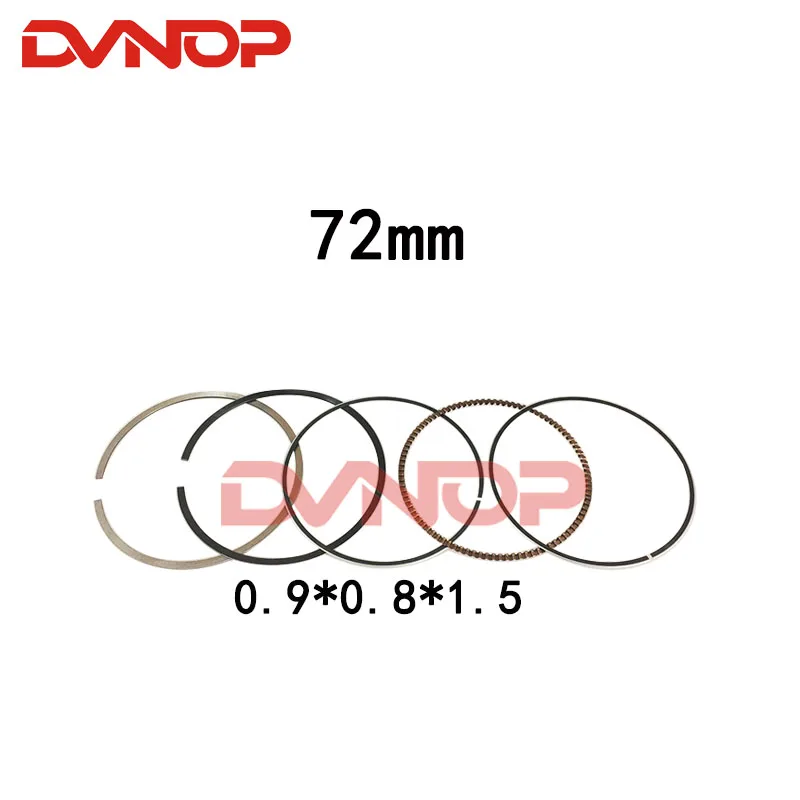 Motorcycle  piston ring For benelli BJ250-15A BJ250 TNT250 72mm