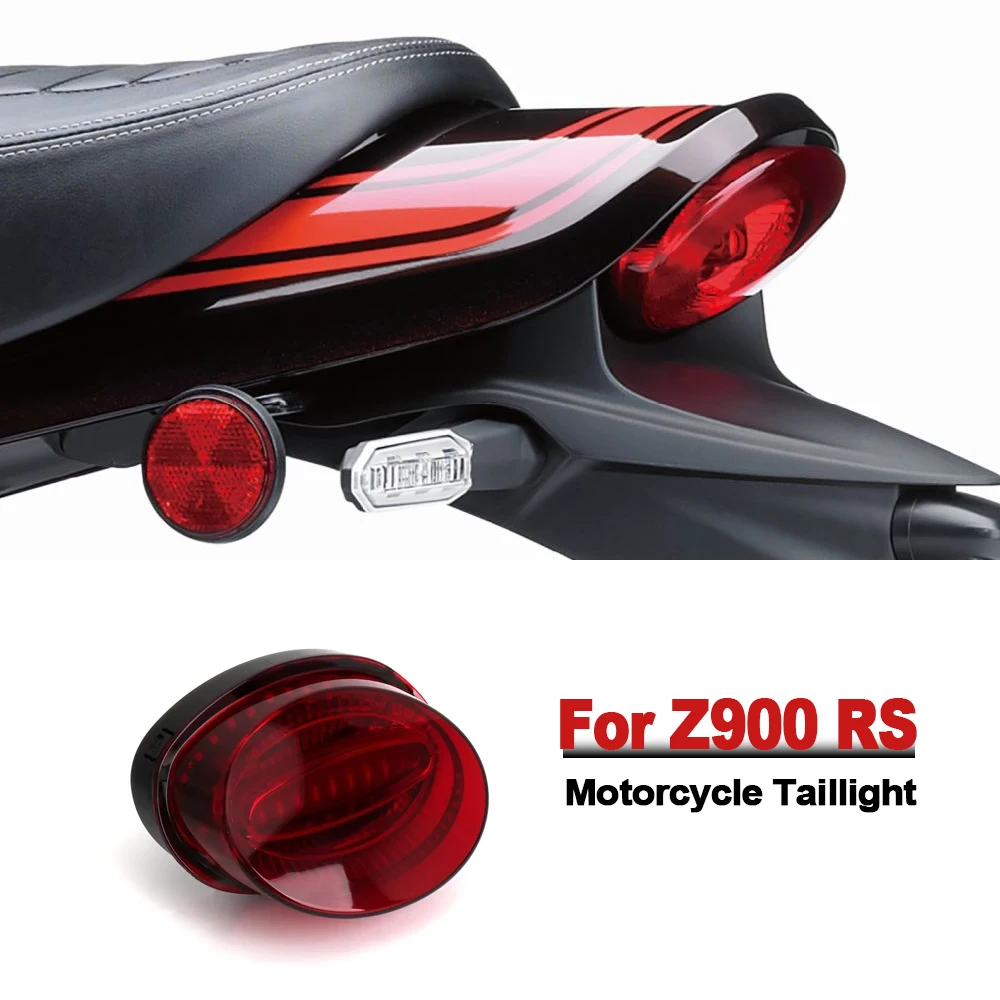 

For KAWASAKI Z900 RS Z 900 RS 2018- Taillight Plug and Play Motorcycle LED Rear Warning Brake Light Waterproof Tail Light