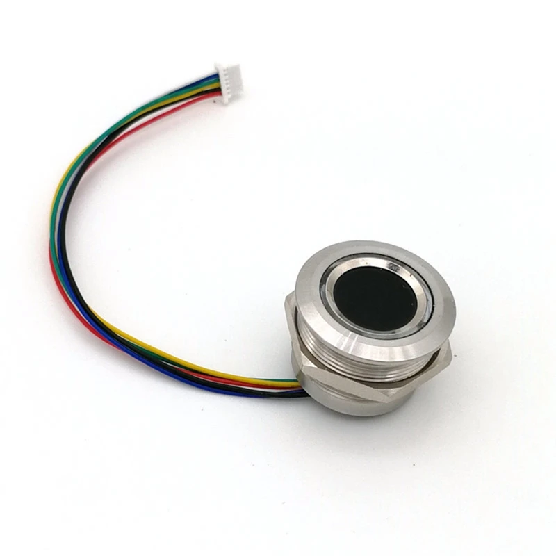 R503 Circular Round Ring Indicator LED Control DC3.3V MX1.0-6Pin Capacitive Fingerprint Module Sensor Scanner