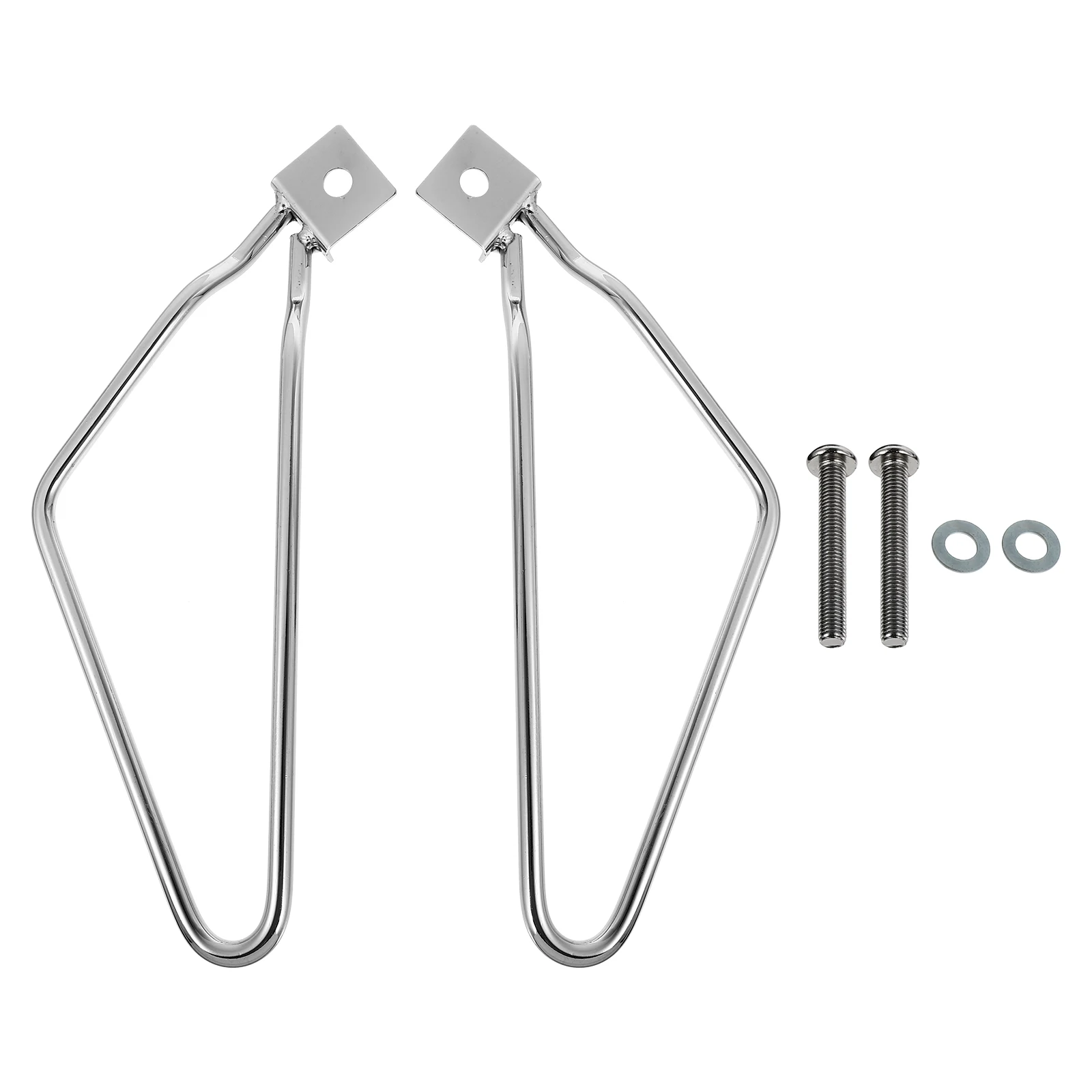 

1 Set Motorbike Side Bag Mounting Rack Luggage Support Bracket Metal Saddlebag Holder Durable Motorcycle Accessories Sturdy