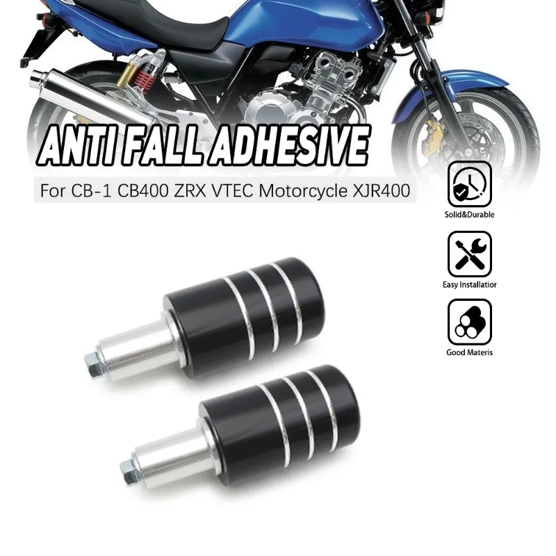 Motorcycle Frame Protector Crash Pad For Honda CB400 CB-1 XJR 400 Kawasaki ZRX Frame Slider