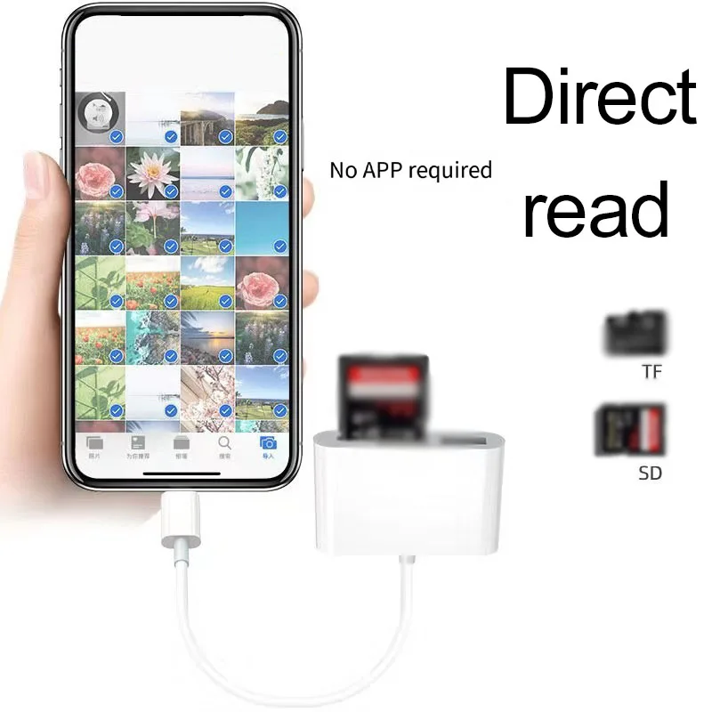 No Additional Drivers Needed Memory Card Reader OTG Card Reader Reliable Performance ABS Material High-Quality Material