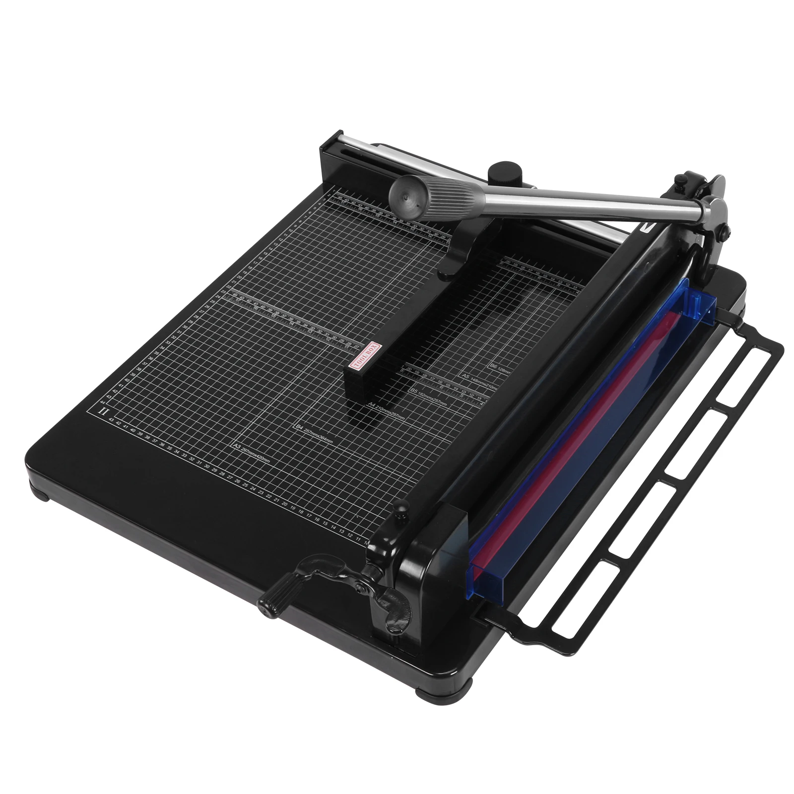 17inch Guillotine Paper Cutter with Double Safety Protection 400 Sheets Capacity for Classroom Crafting Cardstock Art Projects