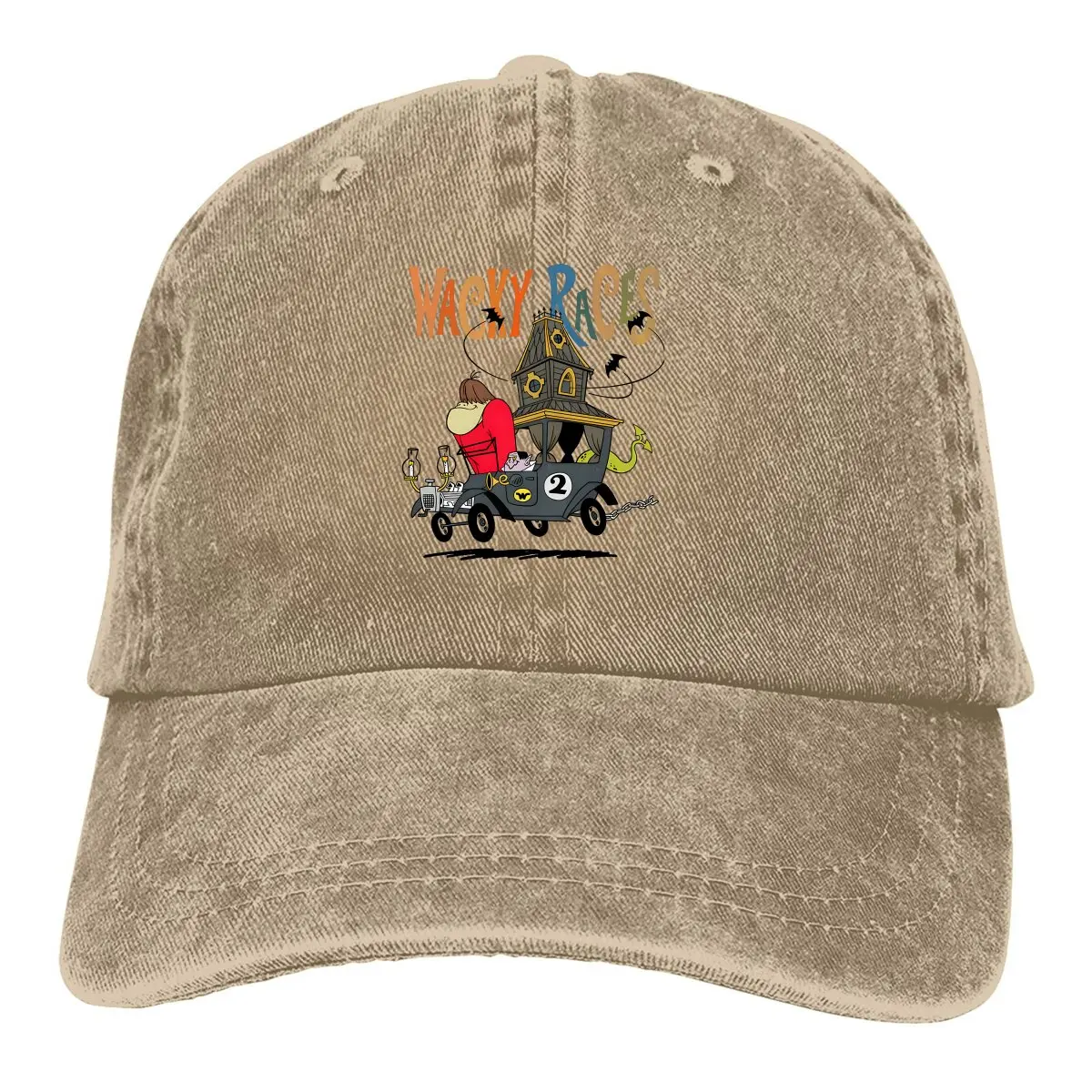 Muttley Wacky Races Multicolor Hat Peaked Women's Cap Distinctive Personalized Visor Protection Hats