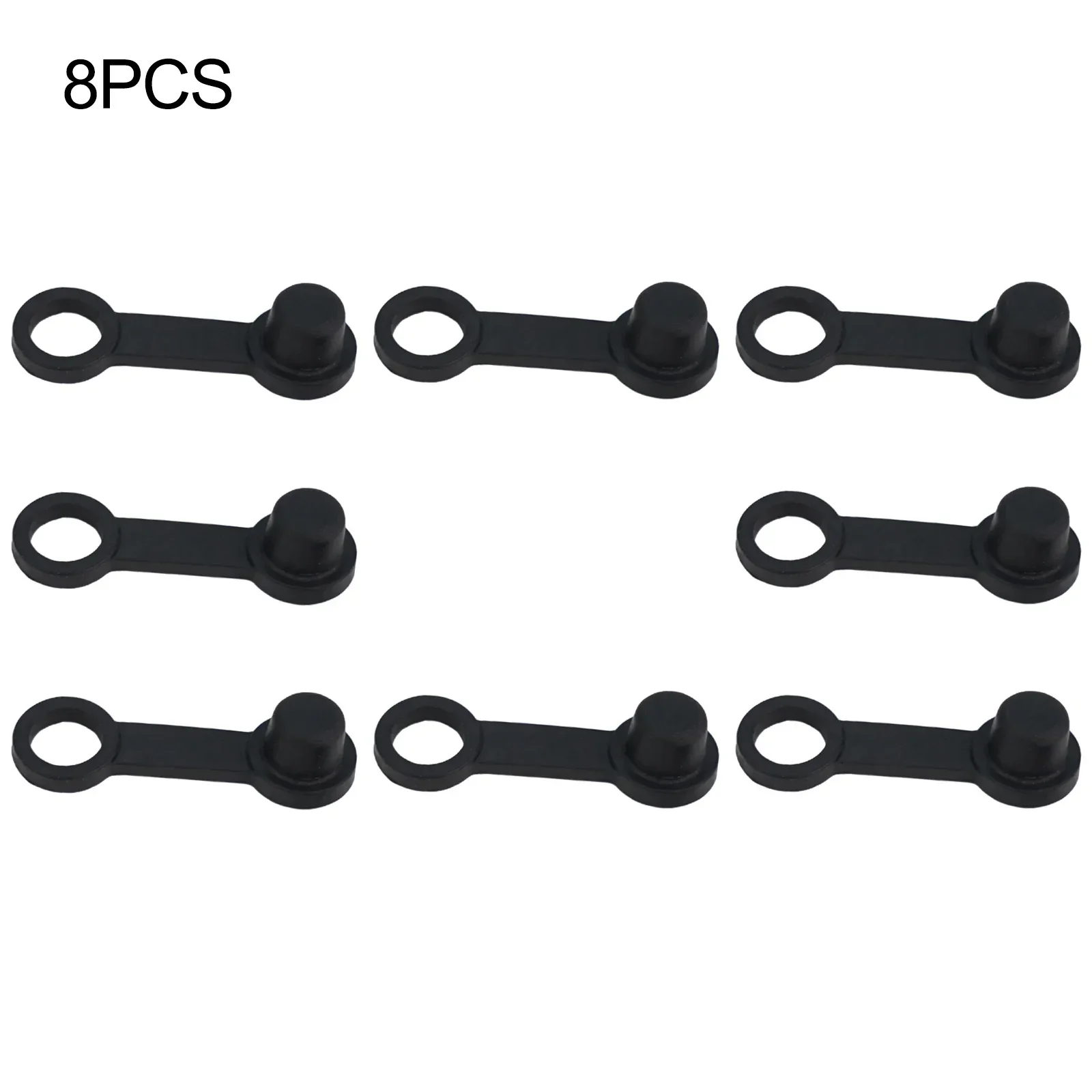 8Pcs Bleed Nipple Cap Brake Screw Cap Car Caravan Dust Cover Grease Cap Motorbikes Rubber ATV Practical Quality