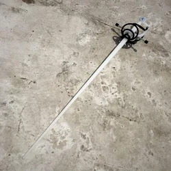 Hema 120cm Nylon Training Single Handed Saber Jacquard Leather Heavy Duling Sword