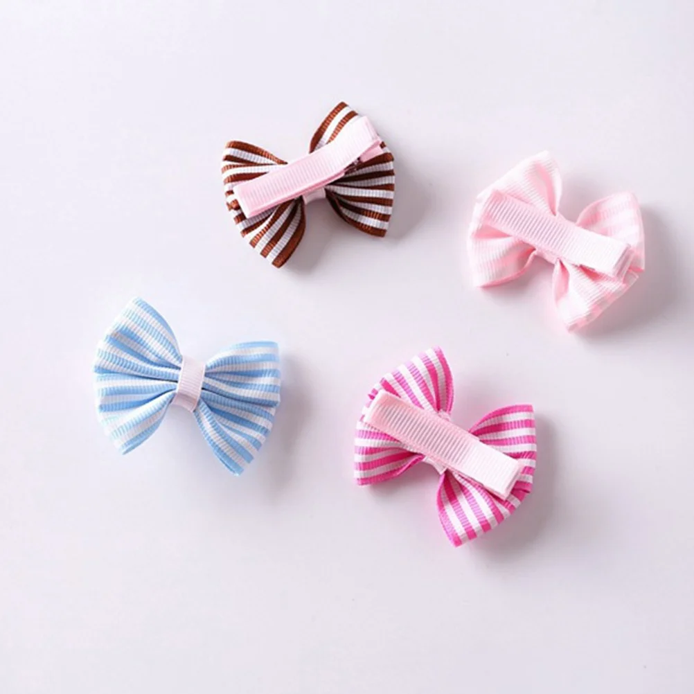 

15Pcs Cute Baby Hair Clips with Glitter Flower Design Assorted Colors Soft Cloth Hairpins for Little Girl Infant Hair Styling