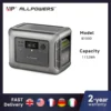 Allpowers-ポータブル発電所バッテリー、b1000 1152wh lifepo4バッテリー1152wh、屋外用ソーラー発電機付き追加バッテリー 1