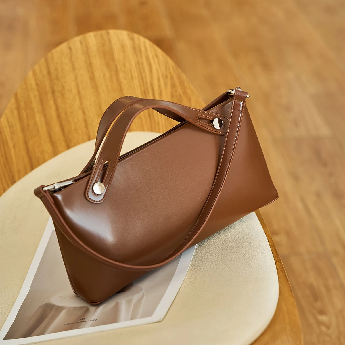 Fall Winter New Arrival Luxury Genuine Leather Tote Bag for Women Vintage Large Capacity Crossbody Multiway Carry for Work Daily