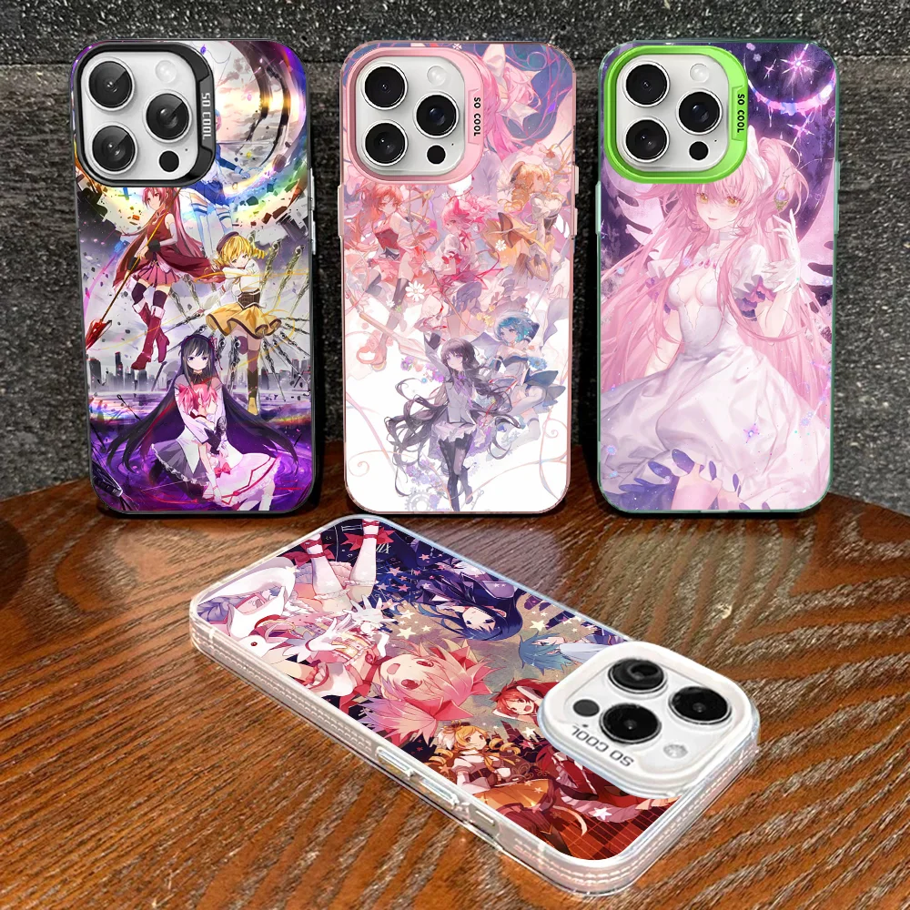 

Puella Magi Madoka Magica Phone Case For IPhone 16 15 14 13 12 11 Pro Max X XR XSMAX 8 7 Plus Matte Shockproof Back Cover