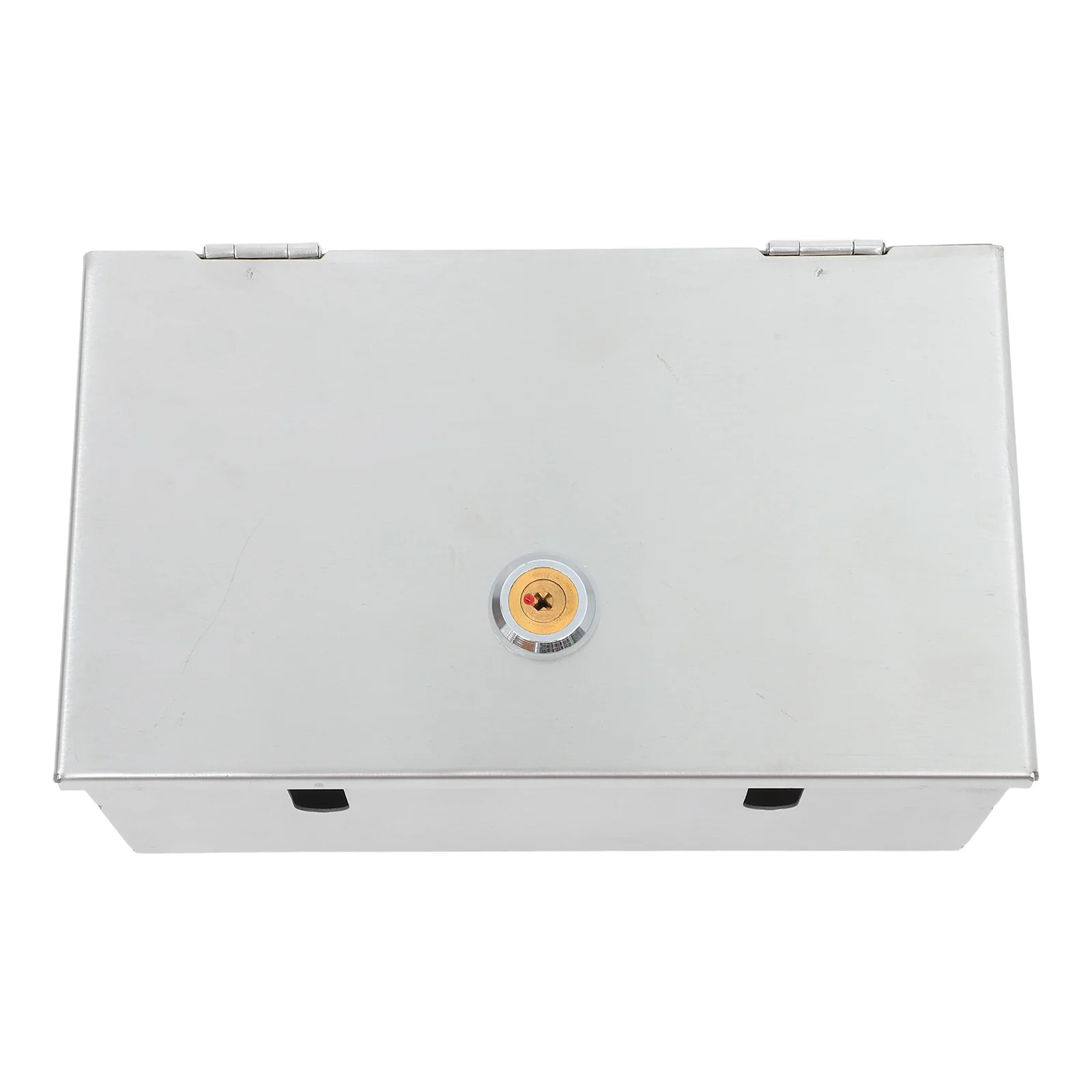 

Lockable Stainless Steel 2-Gang Socket Protection Box Heavy Duty Waterproof Electrical Outlet Cover Secure Wall Switch