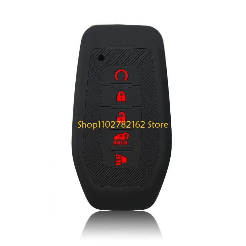 547B Waterproof 5 Button Car Protector Soft Silicone Shell Precise Cutout Engineering