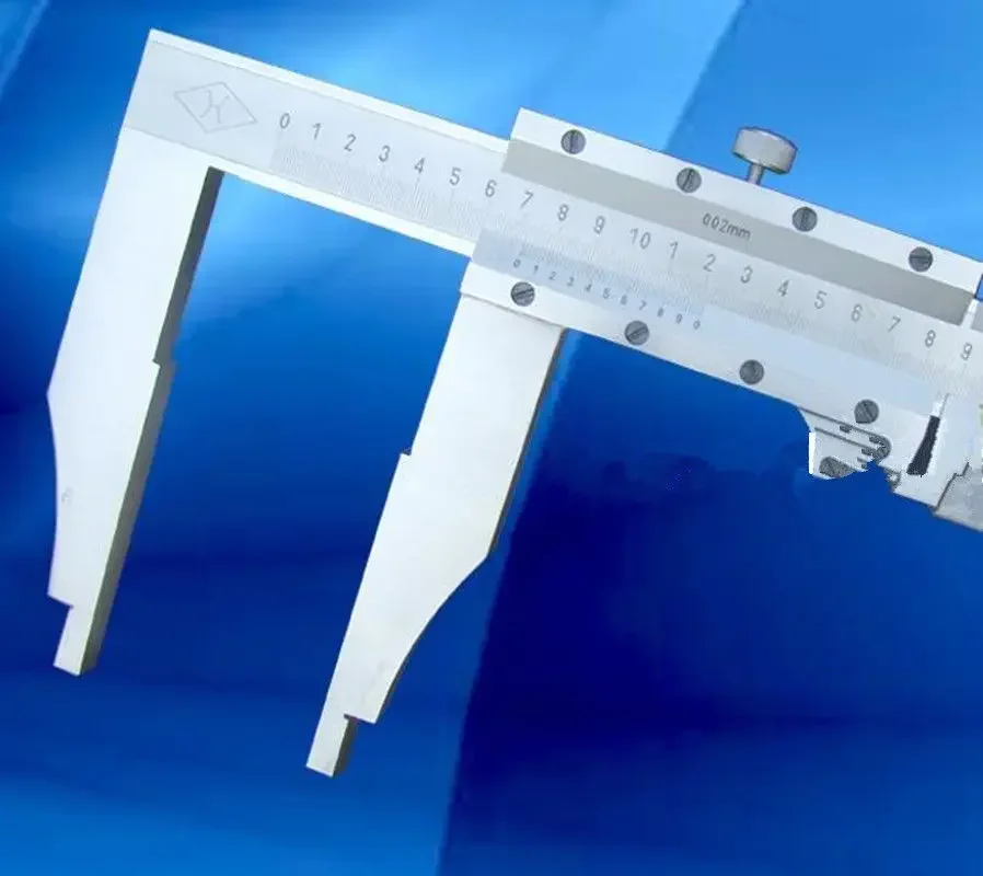 

For 0-500mm Vernier Caliper Stainless Fine Adjustment 90mm Jaw Depth
