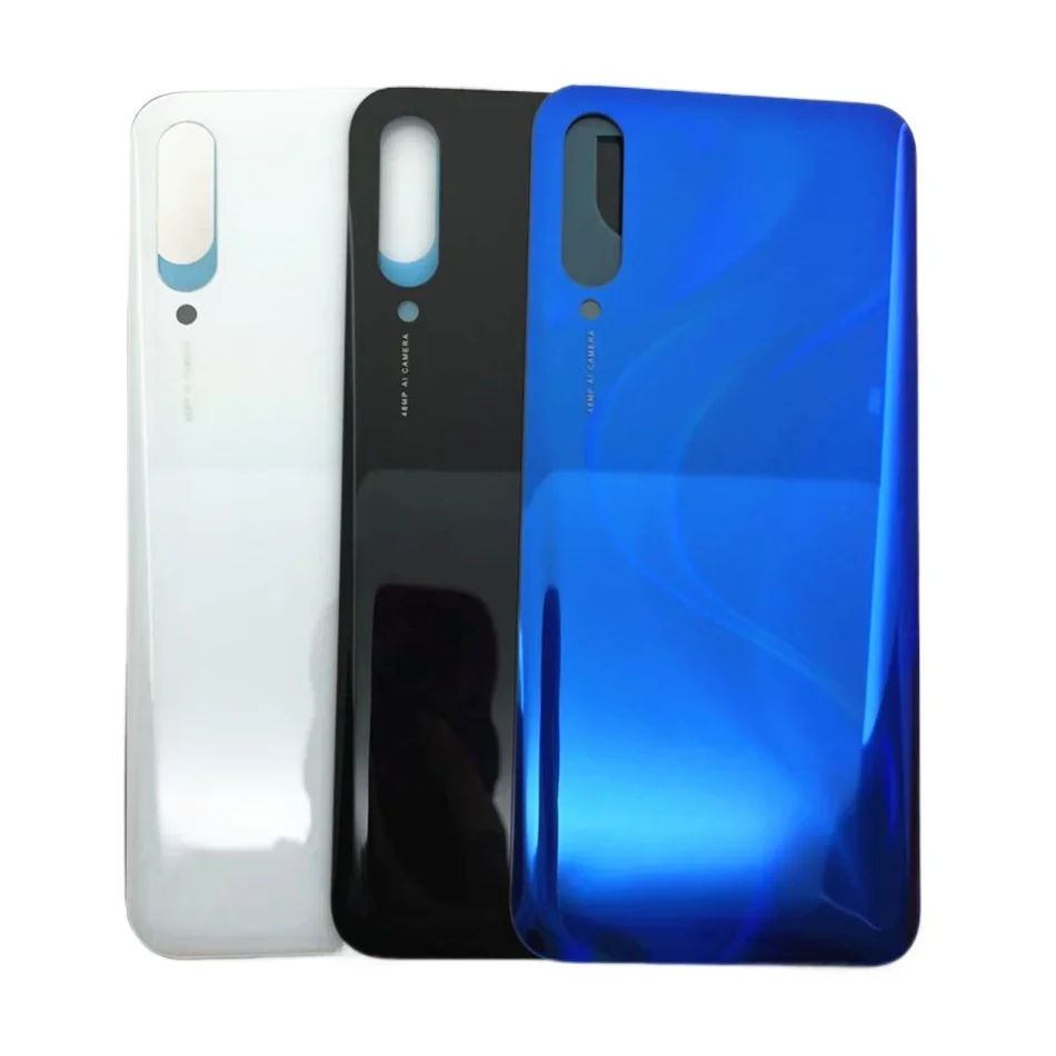 Back Battery Cover for Xiaomi MI A3 Cc9e Glass Housing Back Case  for Xiaomi MI CC9 9 Lite  Replacement Part