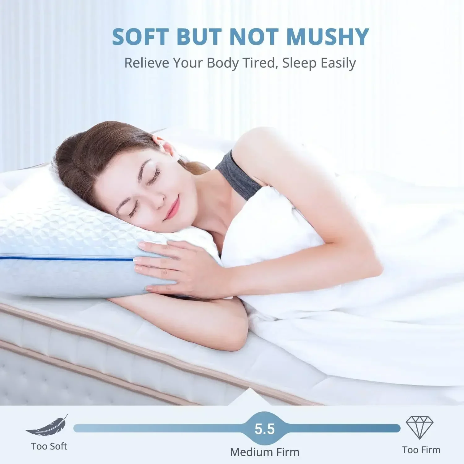 Bedstory Queen , 12 Inch Gel Memory Foam Hybrid Mattress In A Box,  Size  With Individually Wrapped