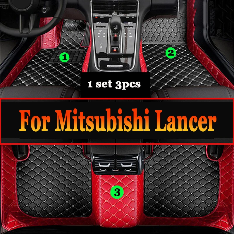 Car Floor Mat For Mitsubishi Lancer II Cedia Virage 2009~ 2014 Accesorios Para Auto Non-slip Floor Mats Car Accessories Interior