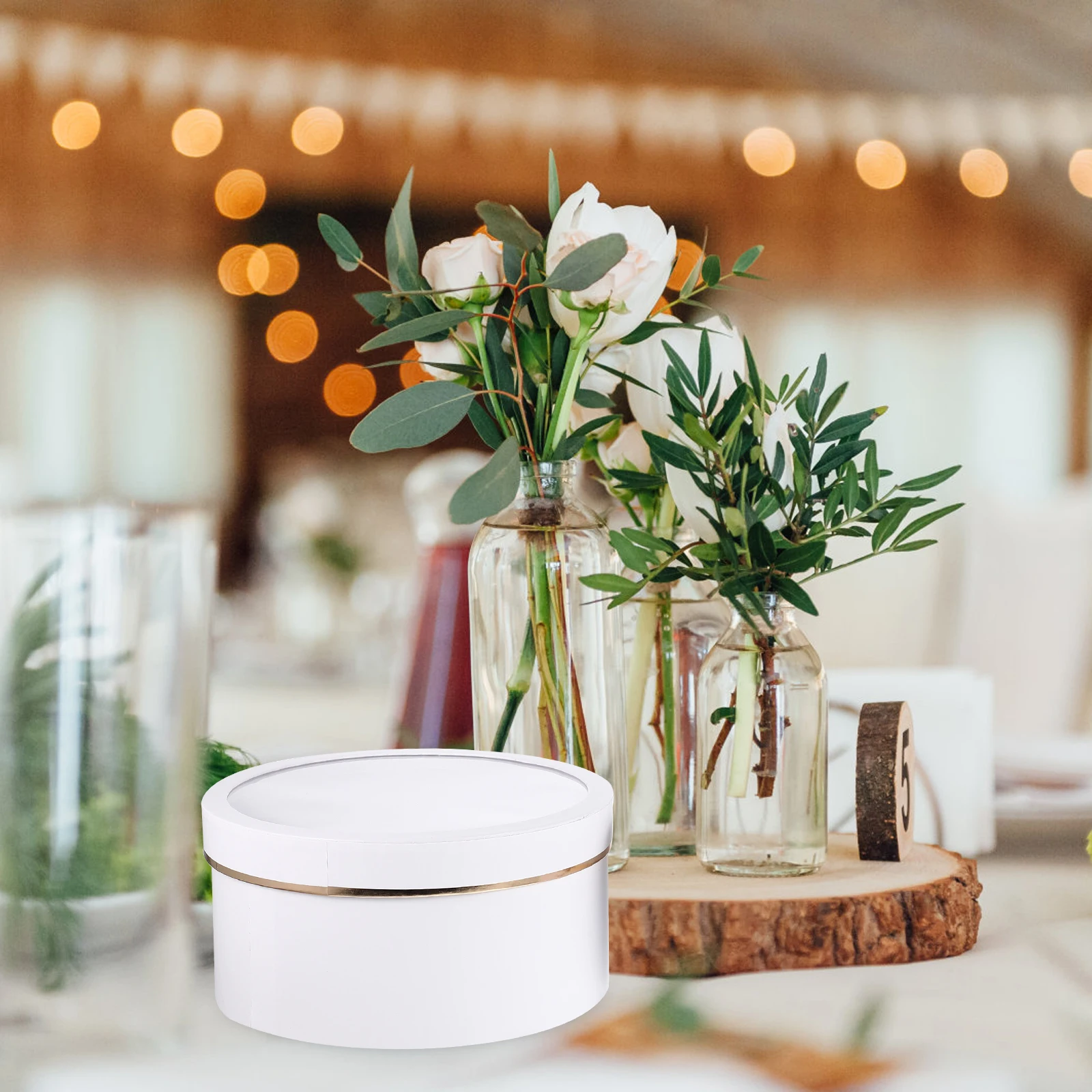 

2Pcs Flower Boxes for Arrangements Pretty Color Decorative Effect Ideal for Lovers Friends Family Special Occasions