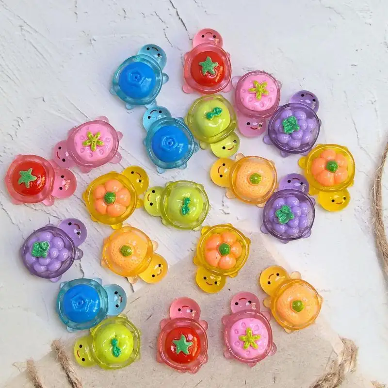 30Pcs Mini Resin Turtles Glowing In The Dark Miniature For Fairy Garden Landscapes Dollhouse Home Decoration