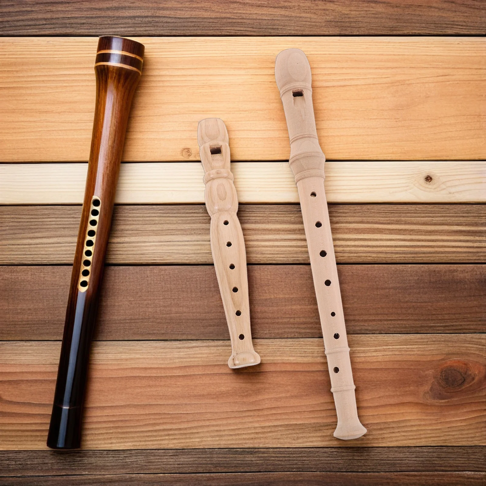 2 stücke Sopran Blockflöte Instrument Holz Deutsch Fingersatz Flöte Bläser Musical Für Kinder Anfänger Studenten Schule Praxis