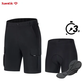 Santic 2024 new men&#x27;s cycling shorts summer outdoor casual shorts road MTB underwear wm24c05bike shorts with h