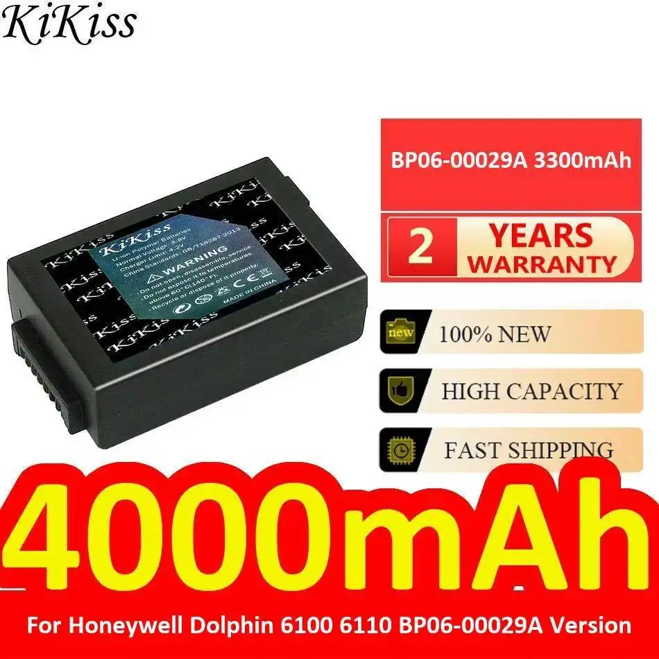4000mAh Lightweight Battery For Honeywell Dolphin 6100 6110 BP06-00029A Version