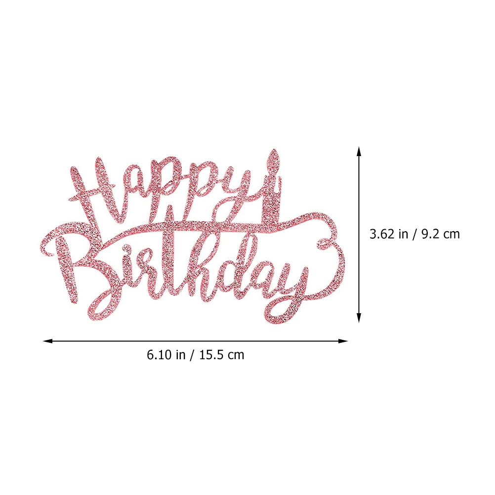 

12pcs Birthday Cake Insert Decor Golden Letter Picks Party Favor Small Topper Celebrate Festive Event Cake Decoration