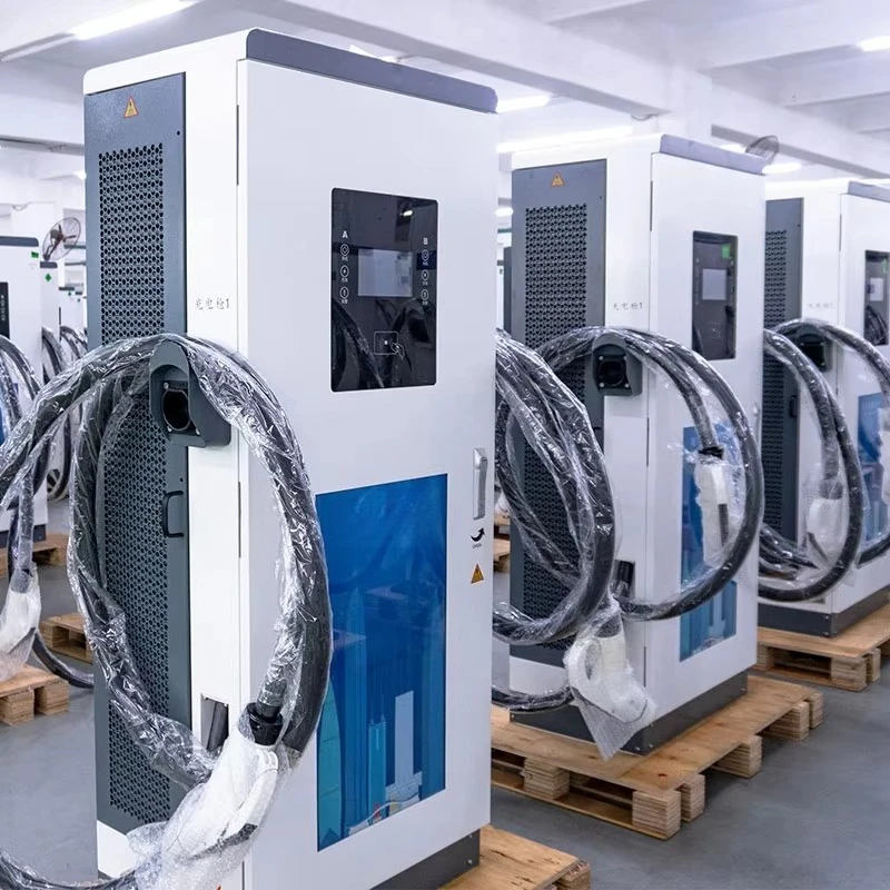 120KW New DC EV Charger Station Ethernet/4G/WiF APP Control Floor Mounted DC Electric Car Charging Piles IP54