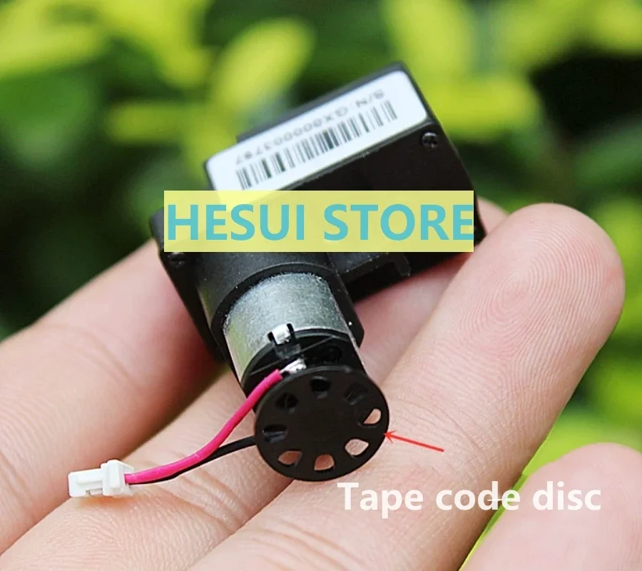 1/2 Stück 3,7 V kleiner 7-Wort-Linienmotor mit Codescheibe DC-Rückwärts- und Rückwärtsmotor