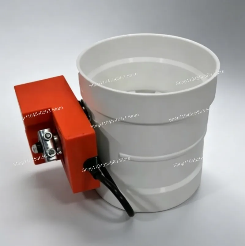 220V Motorized Damper Air Duct Vent 80-250mm 3-Position Electric Air Valve HVAC Damper for Ventilation System