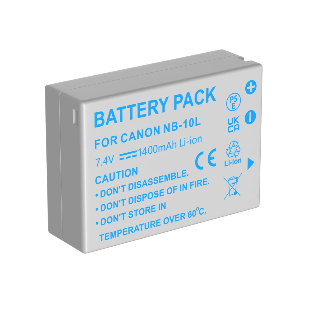 PALO 1400mAh NB-10L NB10L bateria + ładowarka LCD z portem typu C i kablem USB do Canon G1X G15 G16 SX40HS SX50HS SX60HS SX40 SX50