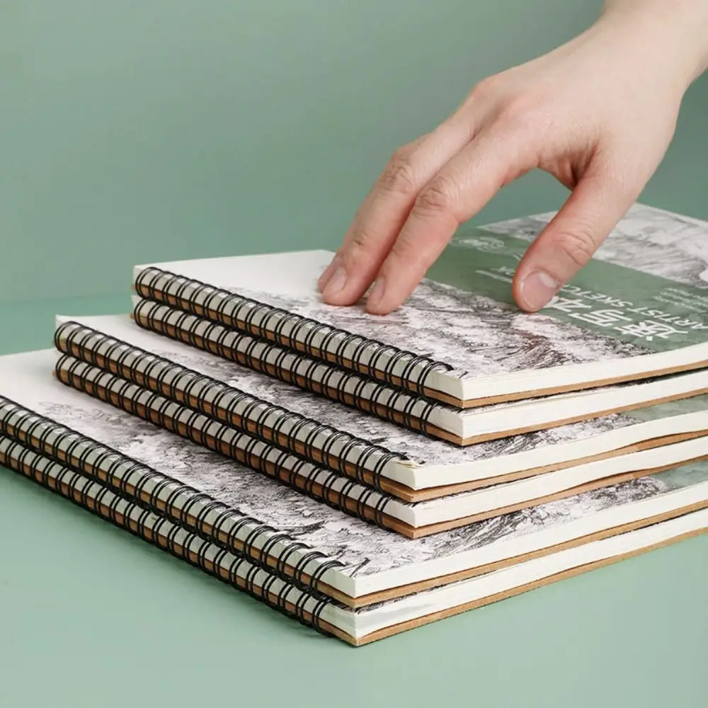 

30 листов A4, 8K 16K, книга для рисования на спиральной переплете, утолщенная толстая бумага для рисования, бесплатная кислота, блокнот для рисования художника, картина маслом