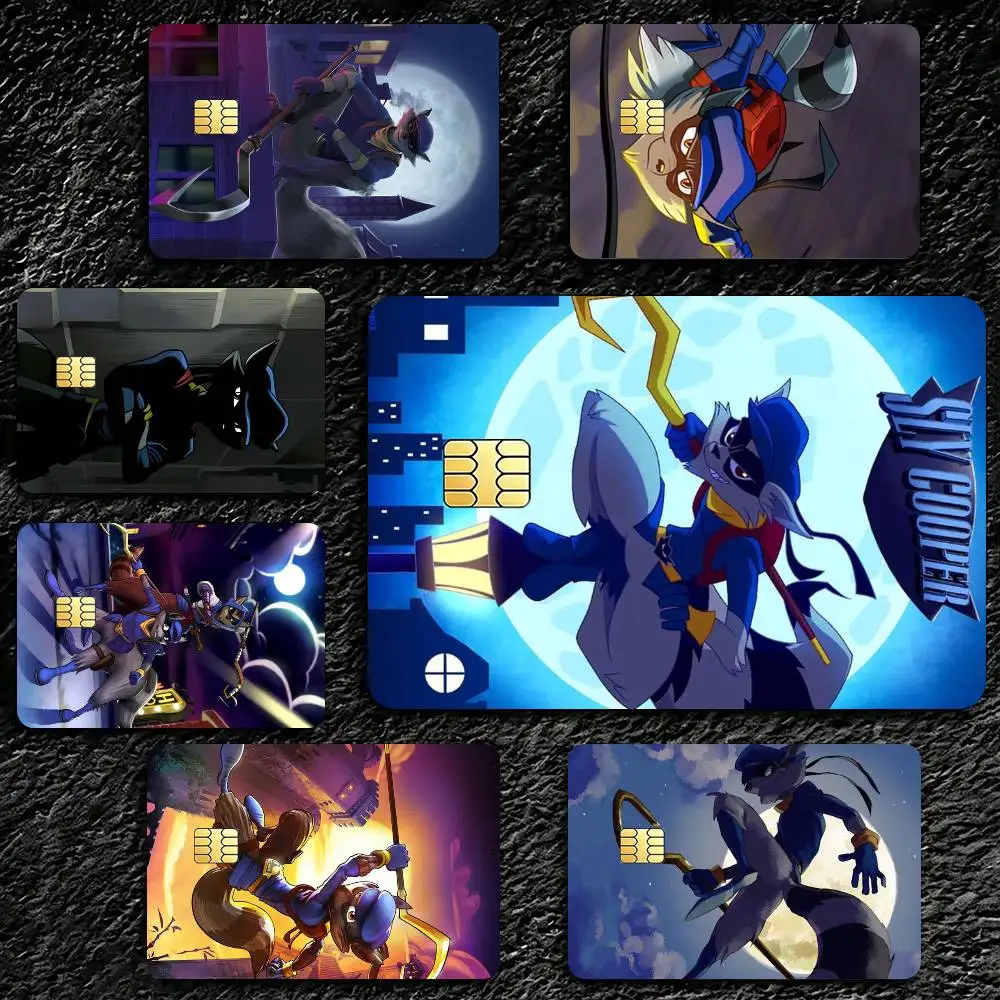 Sly Cooper Bentley Credit Card HD Stickers Premium matte film effectively prevents fingerprints and daily abrasion.