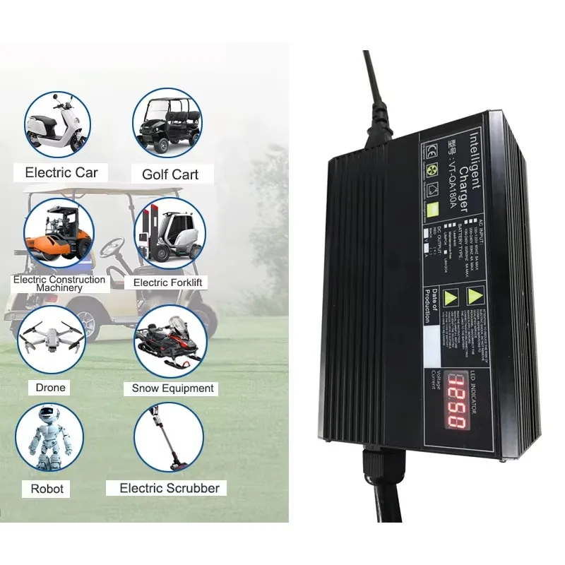 

STLF high qualityLithium 100-264VAC to 12VDC Charger Car Battery 15A Charger for Charger Forklift