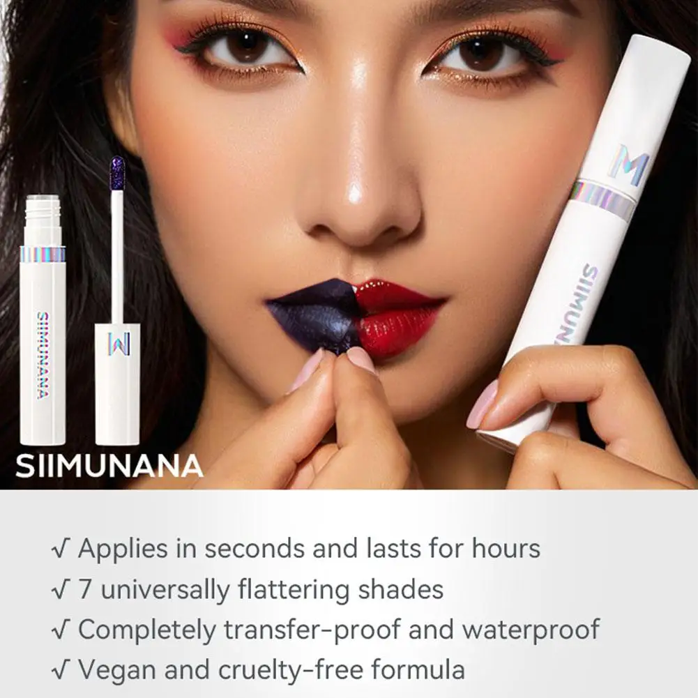 الشفاه وصمة عار تينت تقشر الوشم الكورية أحمر الشفاه مستحضرات التجميل ماكياج طويلة الأمد مقاوم للماء تقشر الشفاه وصمة عار الوردي الأحمر لمعان #4