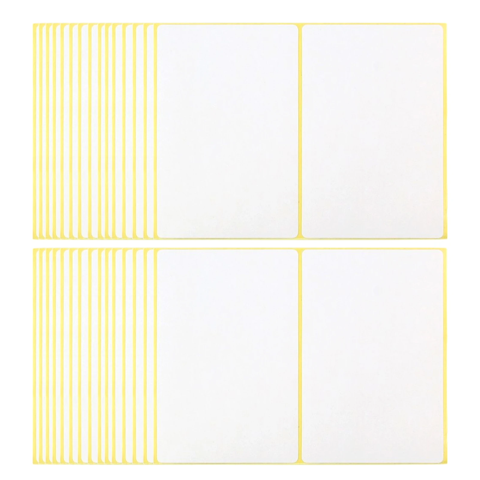 60st Home Stickers Markering Draagbare School Plakkerig Label Verwijderbare Kantoor Zelfklevende Praktische Frankering Mat Groot Wit