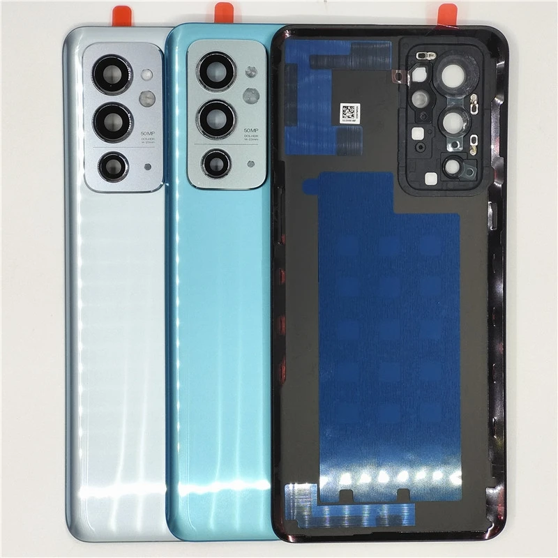 Glass Back Door Lid for OnePlus 9RT Battery Cover Rear Housing Shell Panel Case with Camera Lens Adhesive Sticker