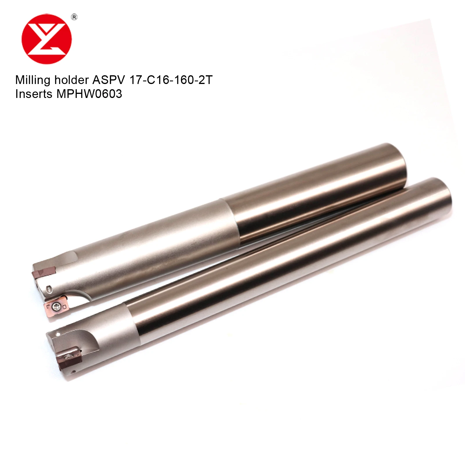 Square Shoulder Milling ASPV small diameter right angle end milling cutter head ASPV-17-C16-160-2T can hold MPHW0603 Inserts