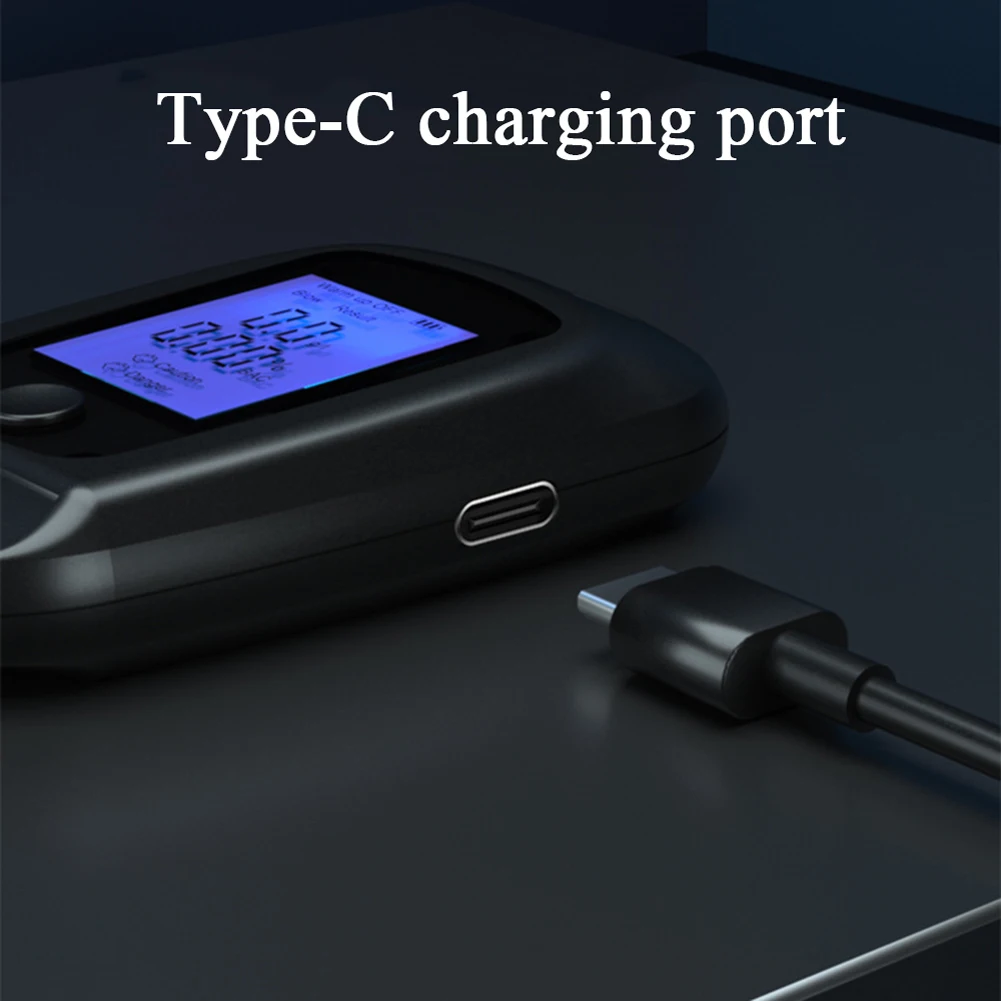 

Мини-алкотестер с ЖК-дисплеем, портативный профессиональный цифровой измеритель алкоголя с высокой точностью для личного использования