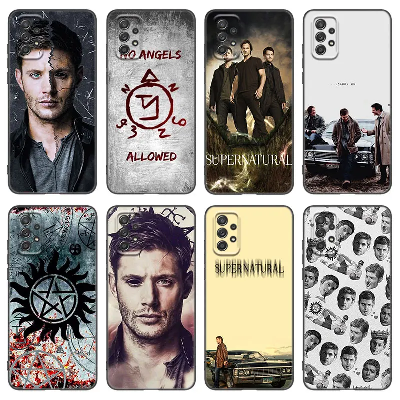 Supernatural Tv Show Phone Case For Samsung Galaxy A13 A22 A32 4G A53 A73 5G A21 A30 A50 A52 S A12 A23 A31 A33 A51 A70 A71 A72