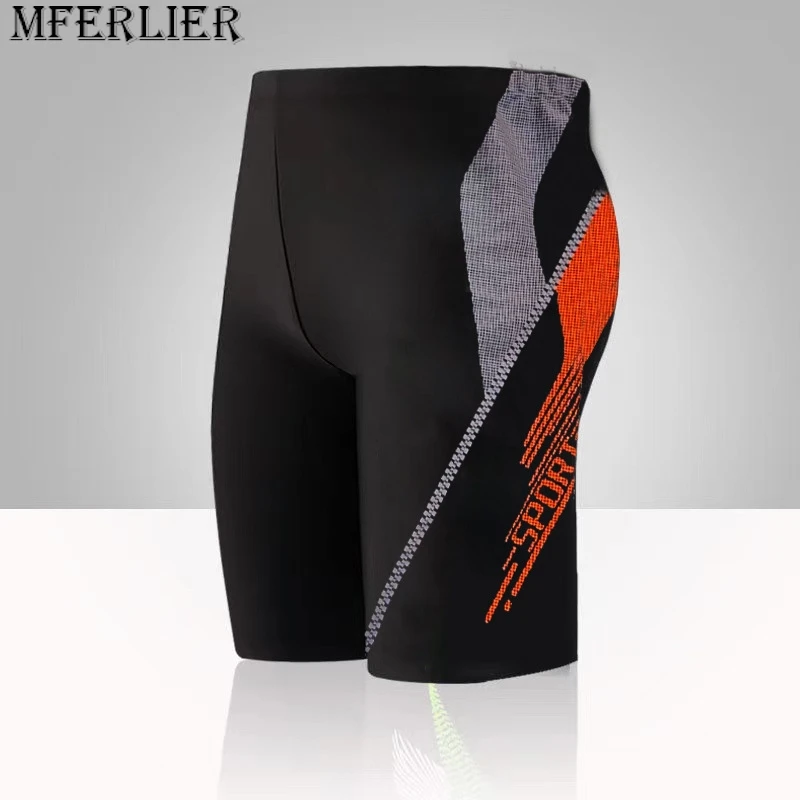 summer men board shorts sports beach shorts plus size striped quick dry swimming trunks shorts geometrical comfort elastic