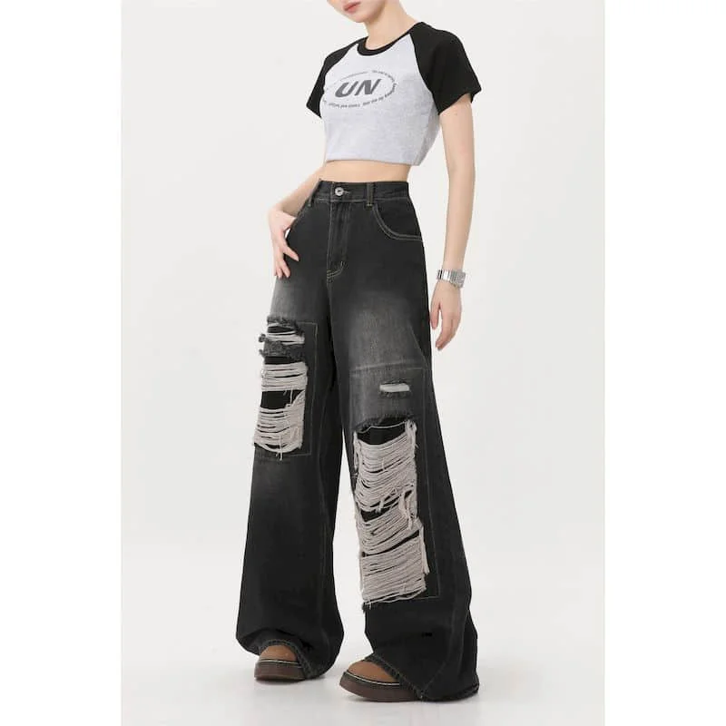 

High Waisted Jeans Streetwear Denim Trousers Women Jeans Loose Casual Y2k Pants Vintage Clothes Straight Jeans for Women Clothes